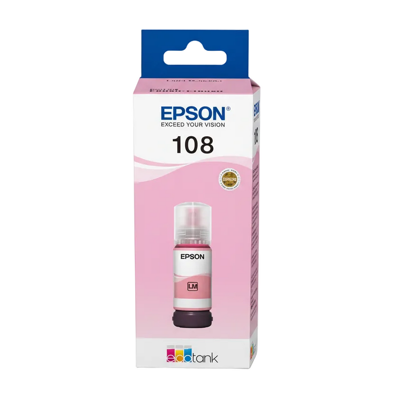 Epson 108 Light Magenta Ink Bottle in Qatar