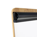 Mobile lacquered flipchart board with 2 arms transformable into a table Rocada made in Spain NAT0618