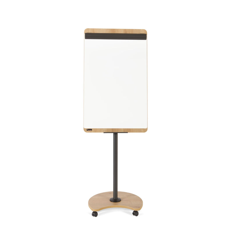 MOBILE LACQUERED FLIPCHART WITH 2 ARMS TRANSFORMABLE INTO A TABLE ROCADA MADE IN SPAIN