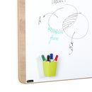 Natural - whiteboard magnetic and lacquered Rocada made in Spain - NAT6420 melamine oak finish panel