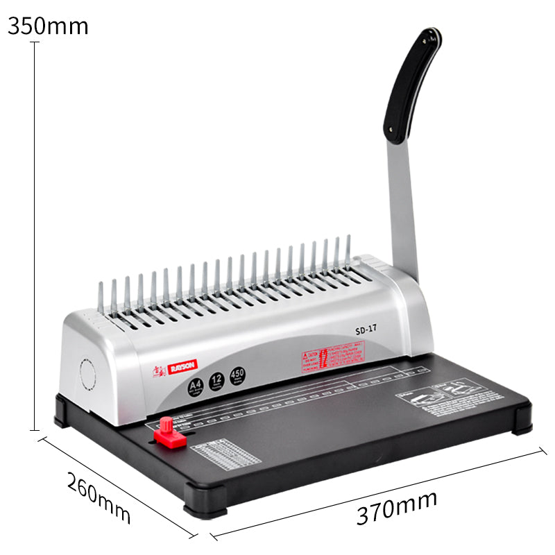 Comb Binding Machine Rayson Rayson SD-17 Manual Plastic Comb Binding Machine in Qatar