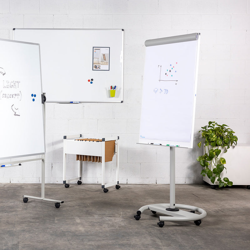 LACQUERED WHITEBOARD WITH ALUMINIUM FRAME 120x150CM ROCADA RD6407 MADE IN SPAIN- 2 Year Surface Warranty