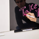 Skin liquid lacquered surface black chalk board 100x150cm Rocada made in Spain - 6821V19