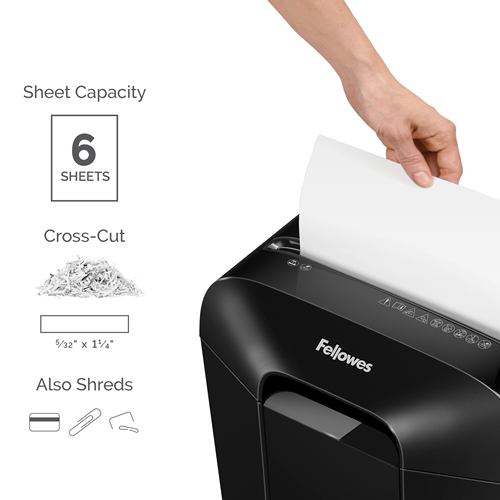 Fellowes Powershred LX25 Cross Cut Shredder