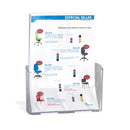 Plexy glass tabletop size A4 Rocada made in Spain 3806 (DIN A4 - 23x28x9cm)