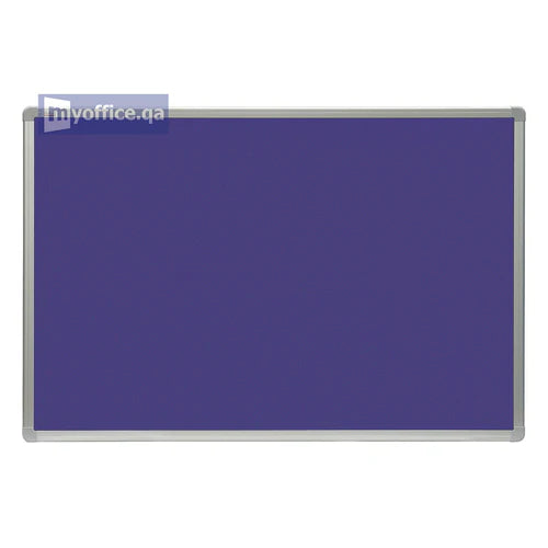 UPHOLSTERED BLUE FABRIC BOARD WITH ALUMINIUM FRAME 90x120CM ROCADA MADE IN SPAIN