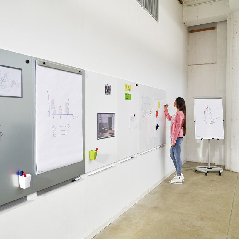 Skinwhiteboard RD-6420R 75x115cm lacquered surface - white Rocada made in Spain