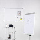 Lacquered Whiteboard with Aluminium frame 120x200cm Rocada RD-6411 made in Spain - 5 year surface warranty