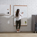 Natural - whiteboard magnetic and lacquered Rocada made in Spain - NAT6420 melamine oak finish panel