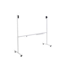 Double-sided lacquered Whiteboard with mobile support with Aluminium frame 120x150cm RD-6951 Rocada made in Spain - 5 year surface warranty