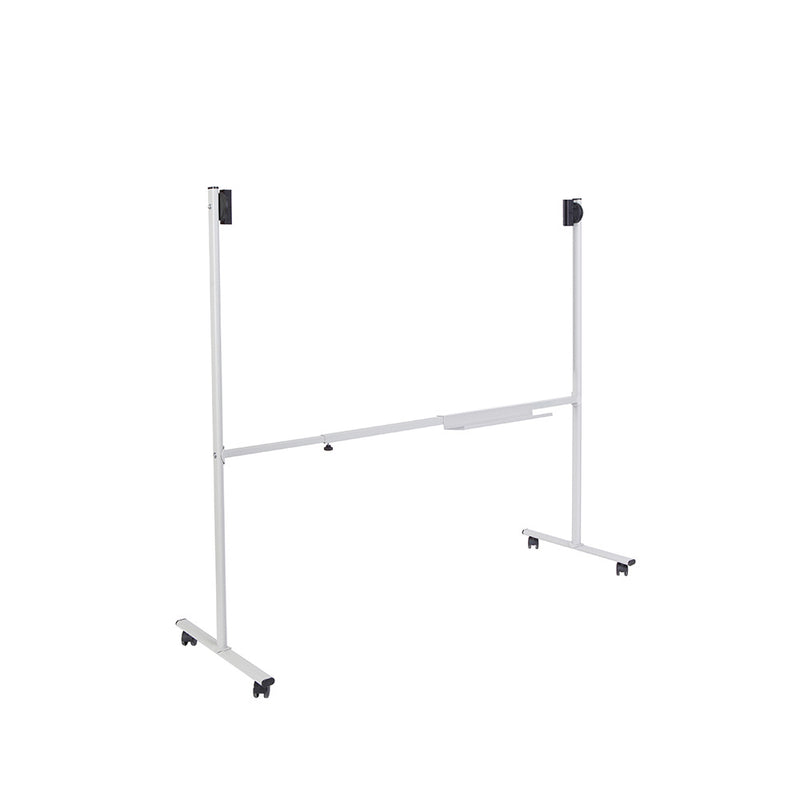 Double-sided lacquered Whiteboard with mobile support with Aluminium frame 120x180cm RD-6952 Rocada made in Spain - 2 year surface warranty