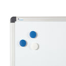 Lacquered Whiteboard with Aluminium frame 120x200cm Rocada RD-6411 made in Spain - 5 year surface warranty