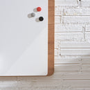 Natural - whiteboard magnetic and lacquered Rocada made in Spain - NAT6420 melamine oak finish panel