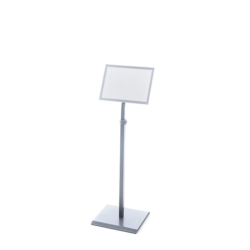 Display adjustable poster stand BS0705S A4 white Rocada made in Spain