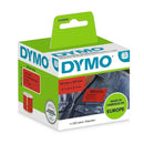 Dymo label 54x101mm 220 labels red (DY2133399)