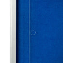 Indoor display cabinet with sliding doors 12xa4 (138cmx68cmx5cm) size Rocado made in Spain