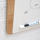 Natural - whiteboard magnetic and lacquered Rocada made in Spain - NAT6420 melamine oak finish panel