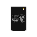 Skin liquid lacquered surface black chalk board 100x150cm Rocada made in Spain - 6821V19