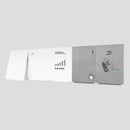 Skinwhiteboard RD-6420R 75x115cm lacquered surface - white Rocada made in Spain