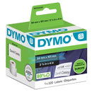 DYMO ADDRESS LABEL 54MMX101MM 1x220 LABELS (DYS0722430)