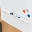 Natural - whiteboard magnetic and lacquered Rocada made in Spain - NAT6420 melamine oak finish panel