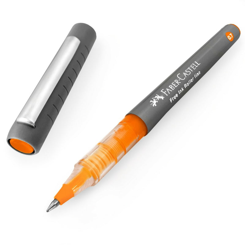 FABER-CASTELL INK ROLLER VISION 0.7MM PACK OF 12PC ORANGE FC248115