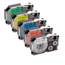 Compatible Casio XR-9HSWE Black on White Label Printer Tape (Heat Shrink Tube) BYZ-9HSWE