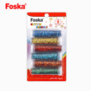 Foska Shaker Jar Glitter 6 Colors 7g