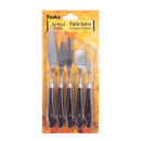 Assorted PP Art Plastic Handle Palette Knives (Pack of 5)