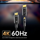 Mowsil Detachable Remover HDMI 2.0 Active Optical Cable (AOC) 4K 60Hz 15 Meter (MOAC15D)