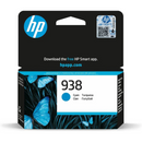 HP 938 Cyan Original Ink Cartridge