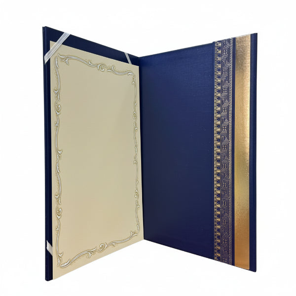 Premium Certificate Holder with Gold Foil Border