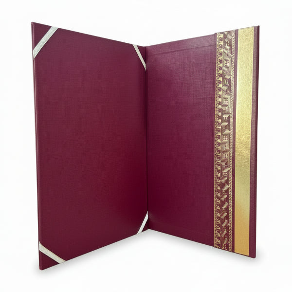 Premium Certificate Holder with Gold Foil Border