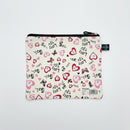 A5 Zipper Bags Heart & Butterfly Print