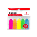 Assorted Colour Index Page Markers 4.5 x 1.27cm, 5 Colors