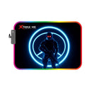XTRIKE ME MP-608 Gaming Microfiber Mouse Pad LED Stitched Edge