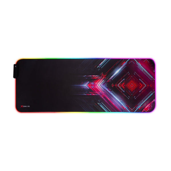XTRIKE ME MP-606  RGB Gaming Mouse Pad LED Stitched Edge
