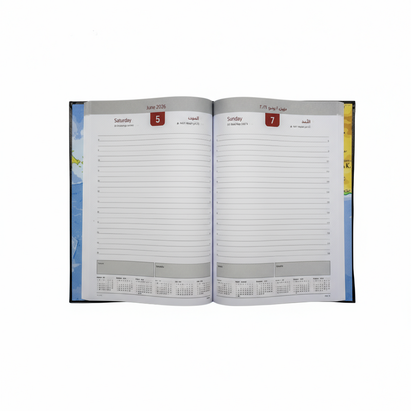 A4 Soft Touch Rexin Padded Diary 2026