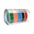 Compatible Dymo 3D Embossing Tape White on Red 9mm x 3m