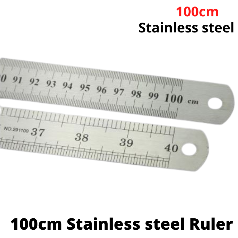 Foska Stainless Steel Ruler 100CM in qatar