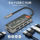 Mowsil 5-in-1 USB-C Hub Adapter (MOCHB5)