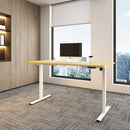Individual Desks with Electric Height Adjustment 80cm x 160cm Rocada RD-2002XCR08E Made in Spain