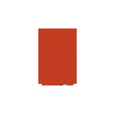 Skin Color whiteboard RD-6420R-2002 75x115cm lacquered surface - Maroon Rocada made in Spain