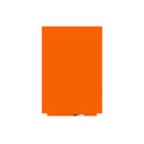 Skin Color whiteboard RD-6420R-2008 75x115cm lacquered surface - Orange Rocada made in Spain