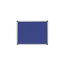 Upholstered Blue fabric Noticeboard with Aluminium frame 45x60cm RD-6600 Rocada made in Spain