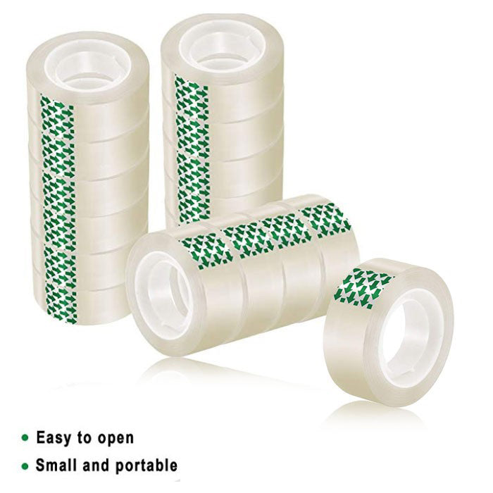 شريط شفاف مقاس 1 × 36 ياردة و40 ميكروفون (عبوة مكونة من 6 بكرات)