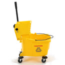 Mop Wringer/Bucket - 32 Liter, Yellow