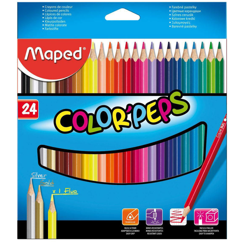 Color Peps Set Color Peps Pencils 24 Color Set in