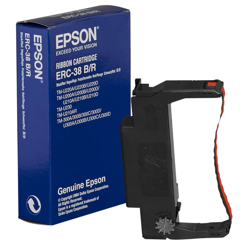 Epson Ribbon – Black/Red ERC-38/C43S015376 in Qatar