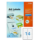 Formtec Multi-Purpose Labels 14 Cuts (Pack of 100) GS-1014